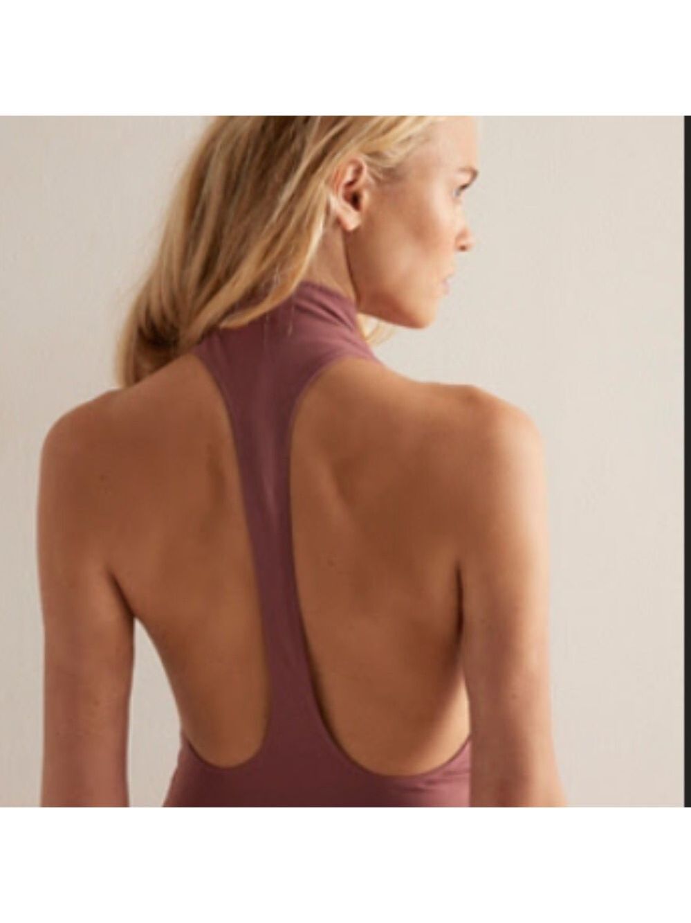 NWT Intimately by Free People Alyssa Extreme T Back Elegant Sleeveless Bodysuit